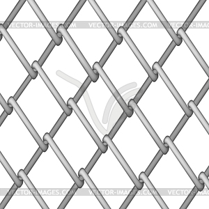 Steel Fence - vector clipart