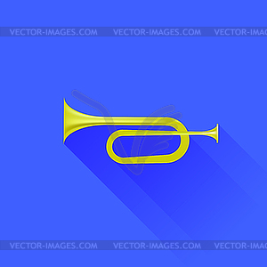 Metallic Horn - vector image