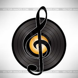 Disc Icon - royalty-free vector image