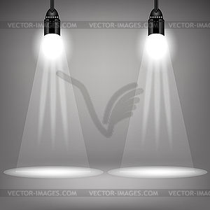 Spotlights - vector clip art