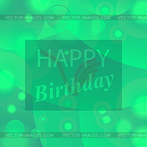 Happy Birthday - vector clip art