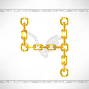 Gold Number  - stock vector clipart