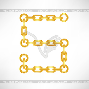 Gold Number  - vector clip art