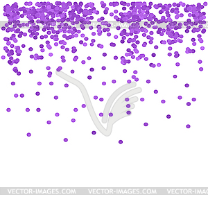 Purple Confetti - vector clipart