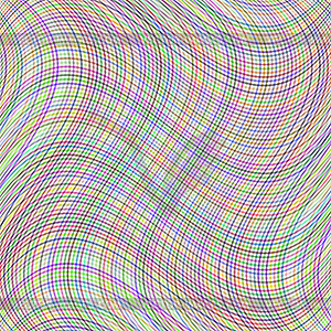 Wave Line Colorful Background - vector image