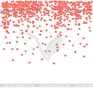 Red Confetti - vector clipart