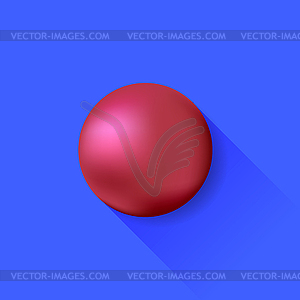 Red Ball - vector clipart