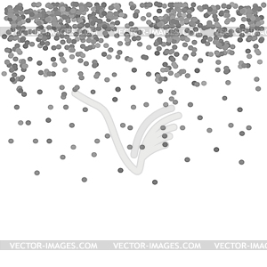 Grey Confetti - vector clip art