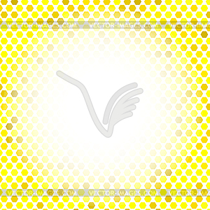 Abstract Yellow Mosaic Pattern - vector image