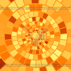 Orange Mosaic Background - vector clip art