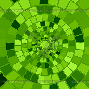 Green Mosaic Background - vector clipart