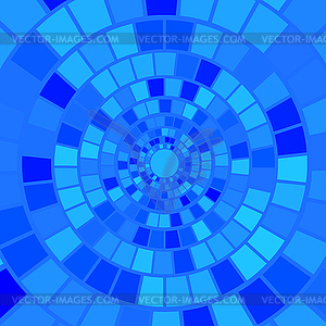 Blue Mosaic Background - vector clipart