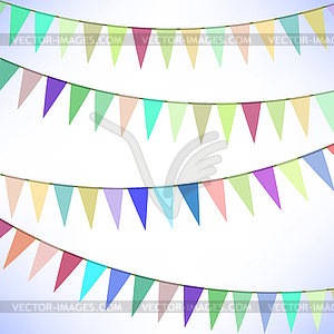 Colorful Flags - vector image