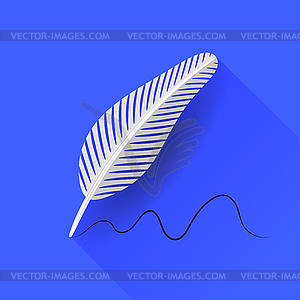 Feather Pen - vector image