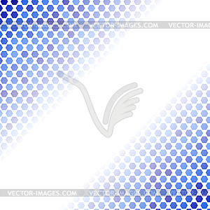 Abstract Blue Mosaic Pattern - vector clipart