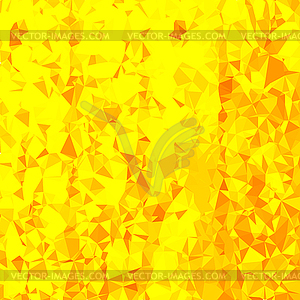 Abstract Yellow Polygonal Background - vector clip art