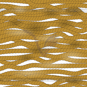 Striped Rope Ornamental Background - royalty-free vector image