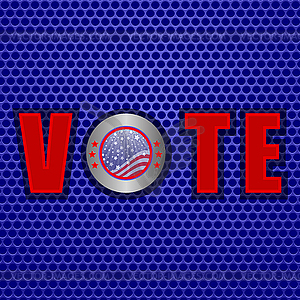 Vote in USA - vector clipart