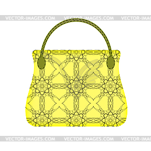 Single Womens Handbag - vector image