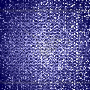 Abstract Blue Mosaic Background - vector clipart