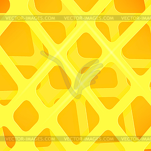 Crossed Lines Abstract Yellow Cover Background - vector clipart