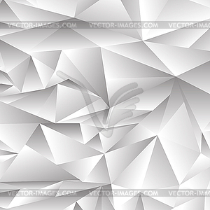 Abstract Grey Polygonal Background - vector clipart