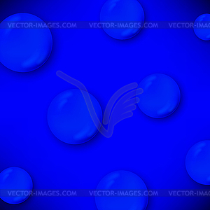 Set of Water Drops - vector image