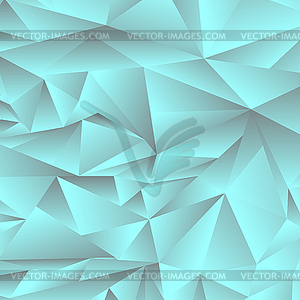 Abstract Green Polygonal Background - vector clip art