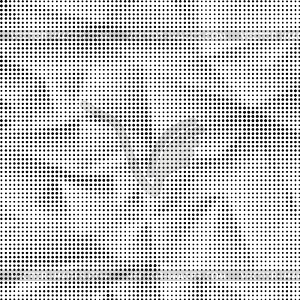 Black and White Halftone Pattern - vector image