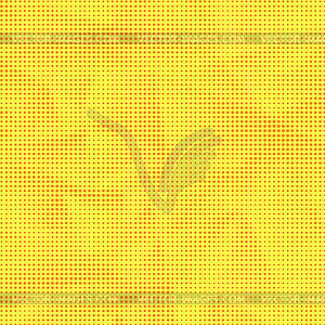 Set of Halftone Dots. Dots on Yellow Background - vector clipart