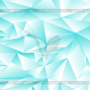 Abstract Green Polygonal Background - vector clipart