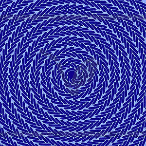 Abstract Blue Spiral Pattern - royalty-free vector clipart