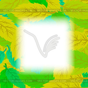 Autumn Leaves Background - vector clipart / vector image