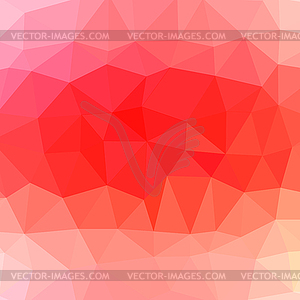 Red Polygonal Pattern - vector clip art