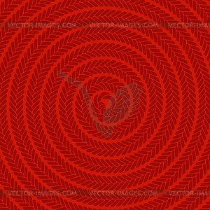 Abstract Red Spiral Background - color vector clipart