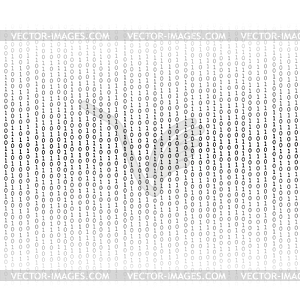 Binary Code Background - vector clipart