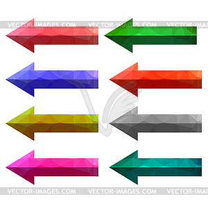 Набор красочных стрелки - изображение в формате EPS