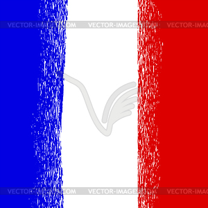 Флаг Франции - изображение векторного клипарта