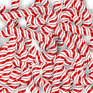 Candy Canes Pattern - vector clipart / vector image