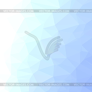 Winter Polygonal Background - vector clip art