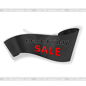 Black Friday Sale Banner - vector clipart