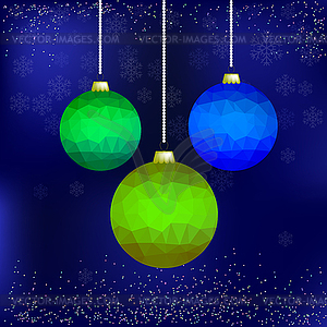 Set of Colorful Glass Balls - royalty-free vector clipart