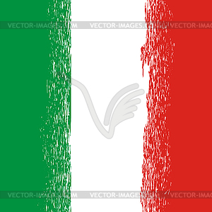 Flag of Italy. Italian Pattern - vector clipart