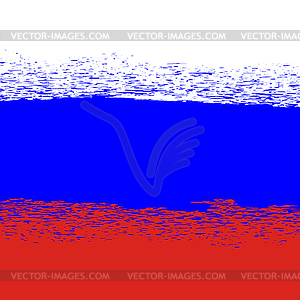 Флаг России. Гранж фон русским - изображение в векторе / векторный клипарт