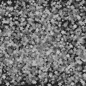 Grey Transparent Stars - vector clipart