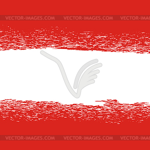 Flag of Austria. Grunge Austrian Pattern - vector clip art