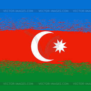 Flag of Azerbaijan - vector image