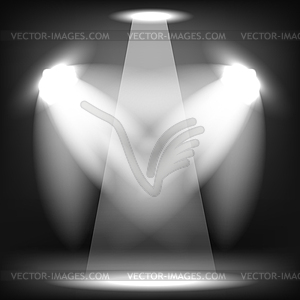 Stage Spotlight Background - vector clip art