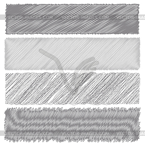 Gray Diagonal Strokes Drawn Background - white & black vector clipart