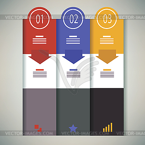 Colored Business Temtlate - vector clipart